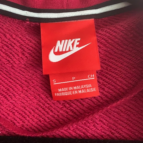 Nike fleece open front sweatshirt style cardigan - Picture 2 of 3